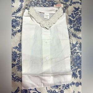 Lillian Vernon vintage White Detachable Lace Collar dicky NIP